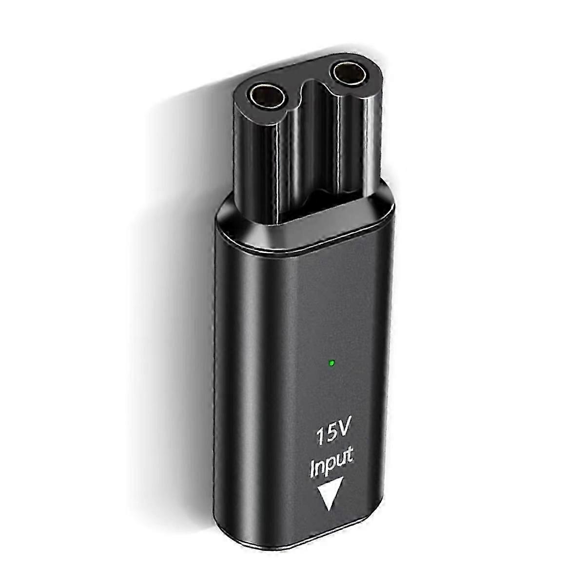 15V HQ8505 Type-C Barbermaskin Adapter LadingKonverterer For One Blade Pro QP6520 QP6530QP6510 BeardTrimm