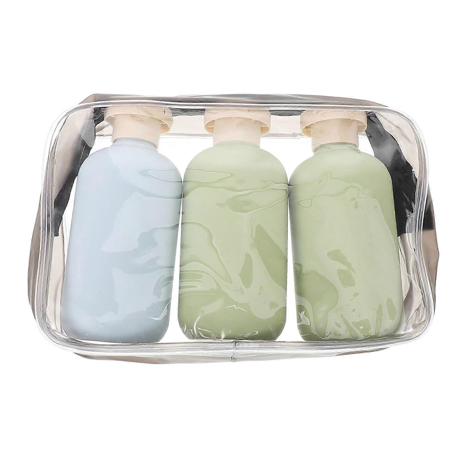 Travel Toiletries Bottles Empty Travel Bottles for Leak Proof Use 3Pcs Set