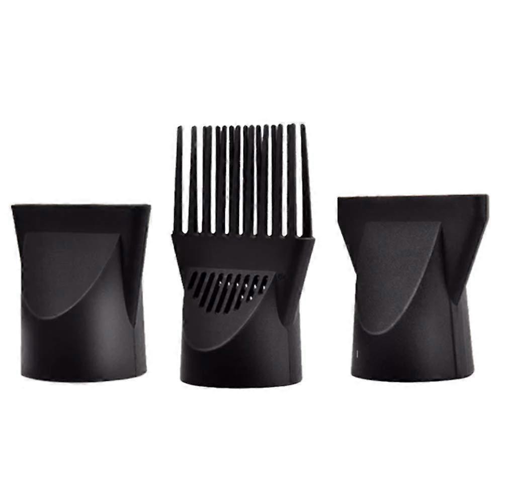 3Pcs Hair Dryer Nozzle and Diffuser Set for 4.5cm Diameter Salon Styling Faster Drying Control