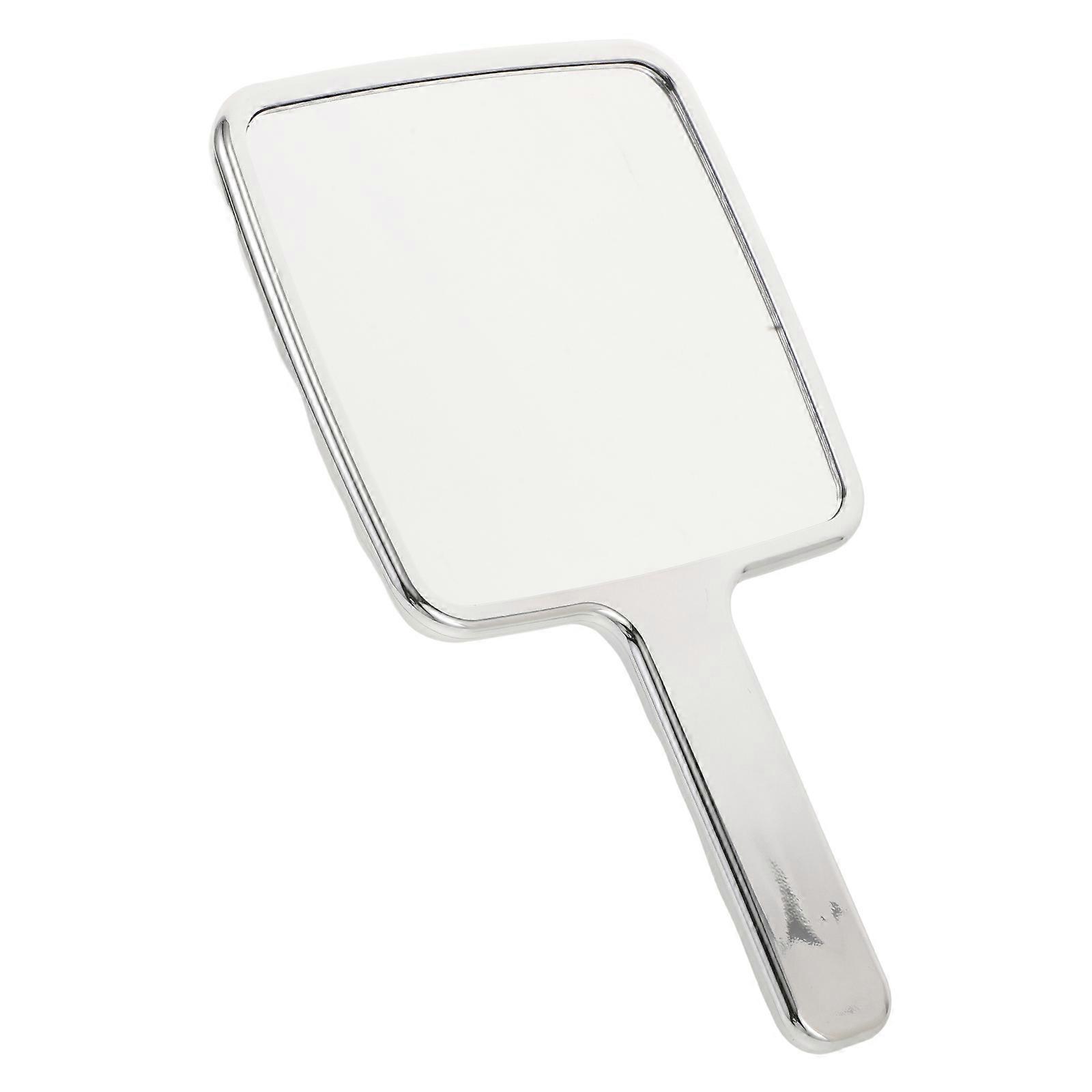 Mirror with Handle for Makeup Vintage Silver 5Pcs Set