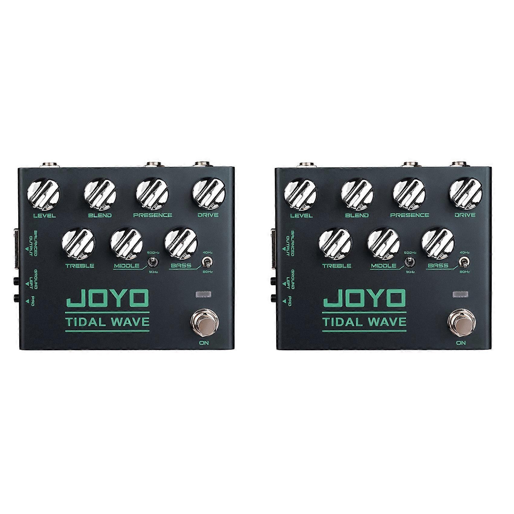 2X JOYO R-30 TIDAL WAVE Bass Front Stage Single Block Effect Simulation Box
