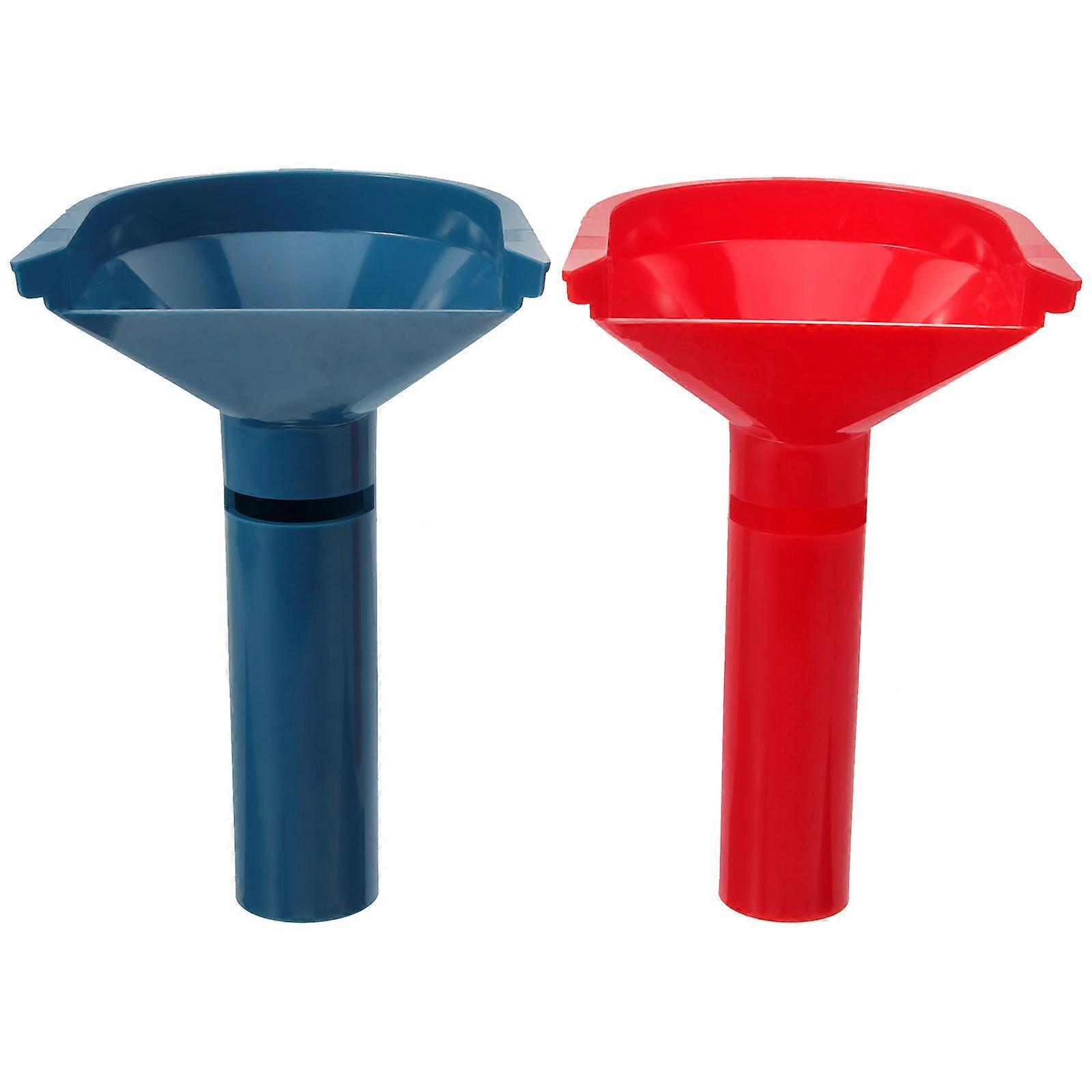 Dollar Coin Funnel Plastic Coin Counter Tool for Change Counting 2Pcs