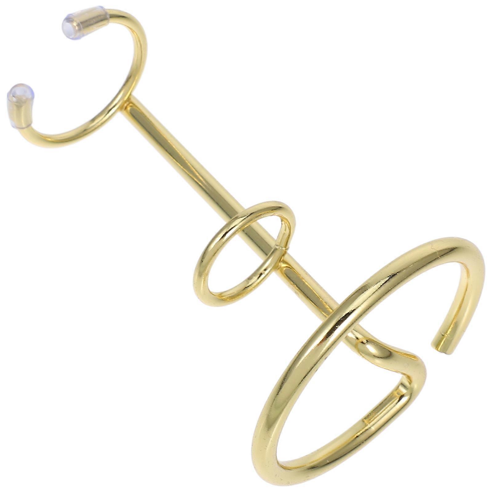 Golden Iron Crystal Ball Holder for Display Stand Base 6.5 Inches