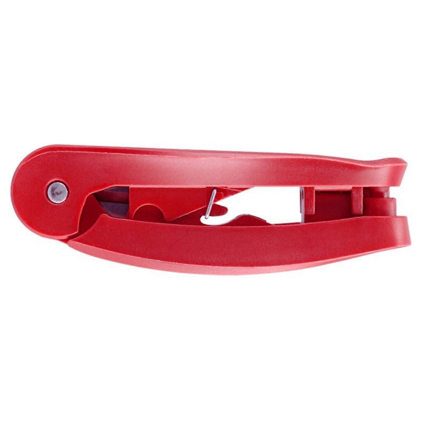 Network Cable Crimping Tool AllinOne with Wire Stripping Function Ergonomic AntiSlip Grip Red