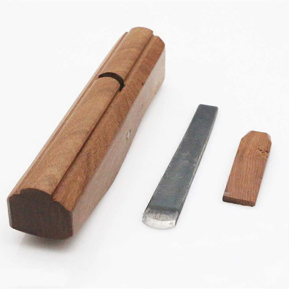Woodworking Hand Plane with Sharp Adjustable Blade, Rosewood Mini Block Plane for DIY Carpentry