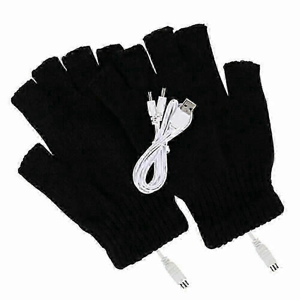 USB Thermal Heated Glove Full/Half Finger Rechargeable