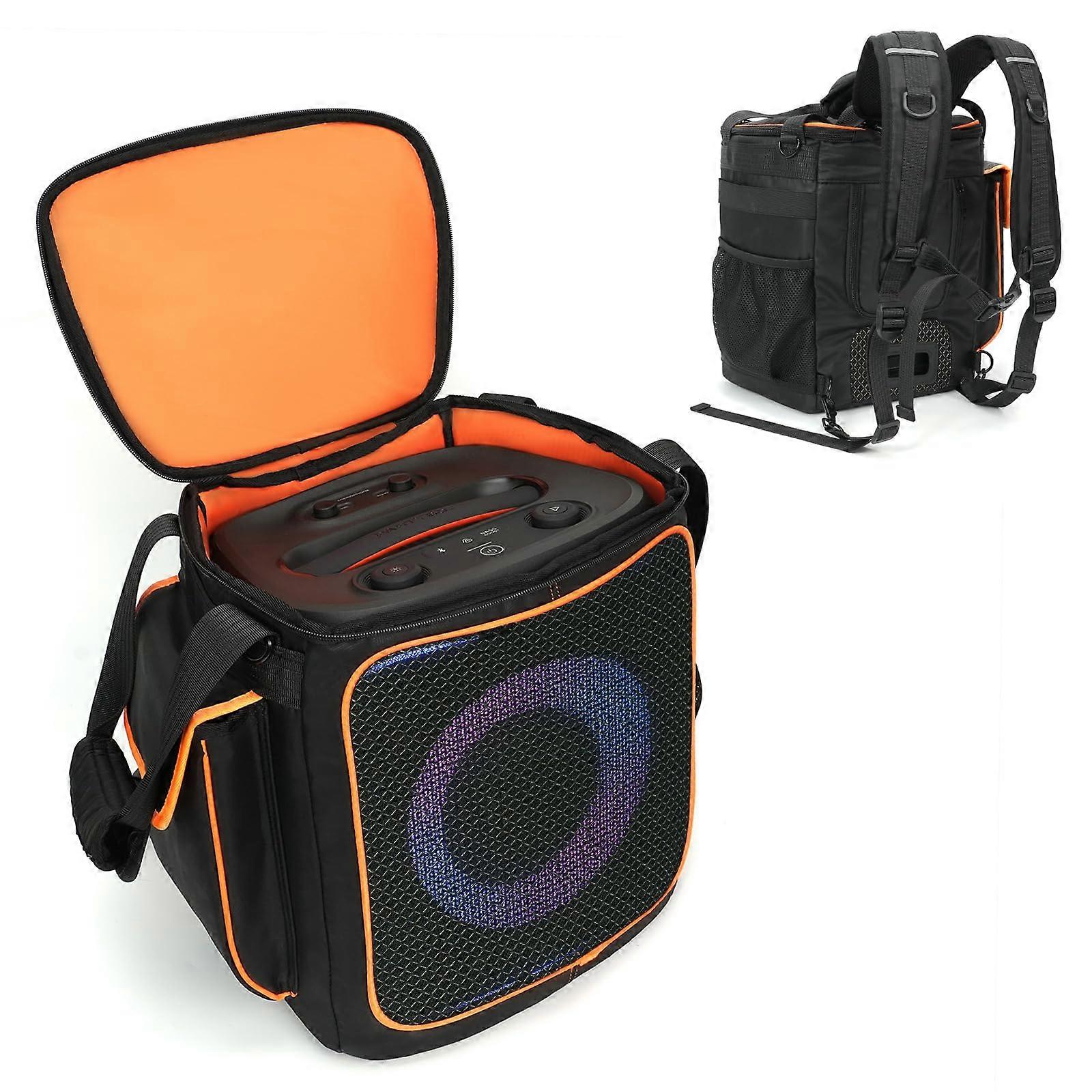 Carry Case Backpack with AllAround Protection and Accessory Pockets for JBL PartyBox Encore Essential 2