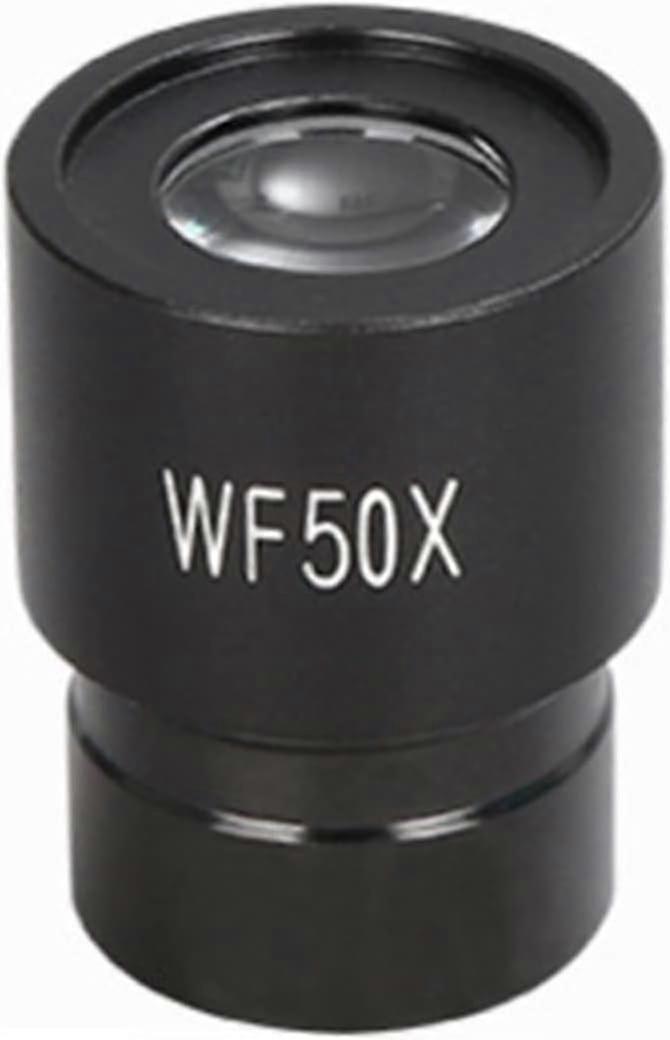 Microscope Kit 2X 3X 10X 16X 20X 30X 50X Wide Field Microscope Eyepiece with 23.2mm Mounting Size Microscope Lens Adapters (Size : 50X)  50X