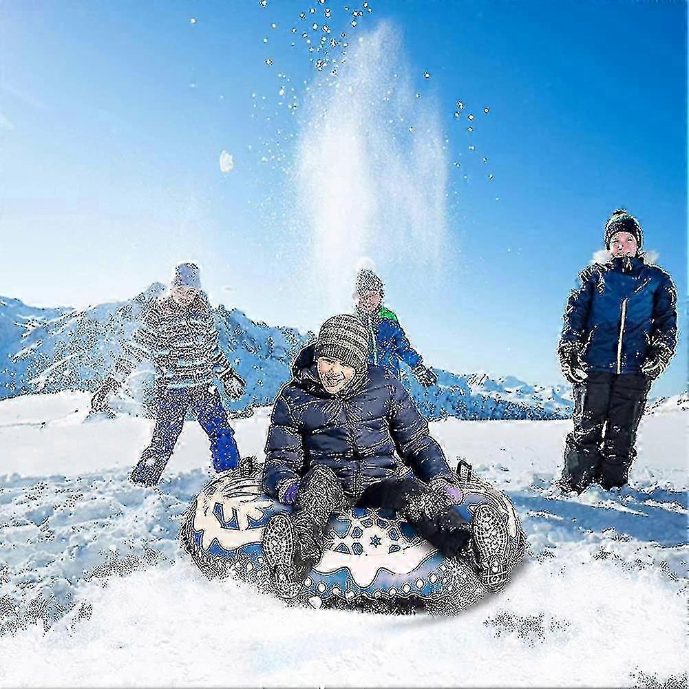 Snow Pipe. Portable Round Inflatable Ski Ring Sleigh Winter Toy Ski Tool.