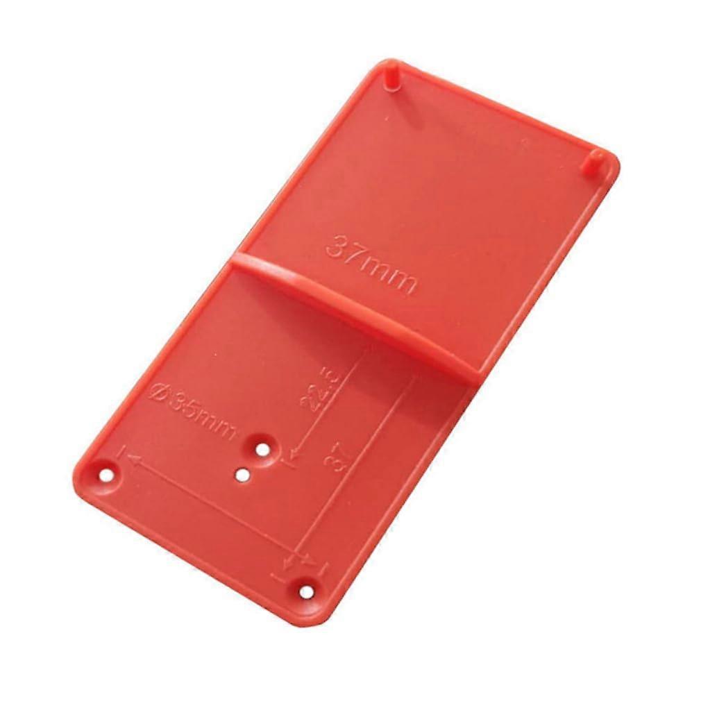 Hinge Drill Jig for Door Cabinets with Adjustable Hole Locator, Accurate Positioning, Orange