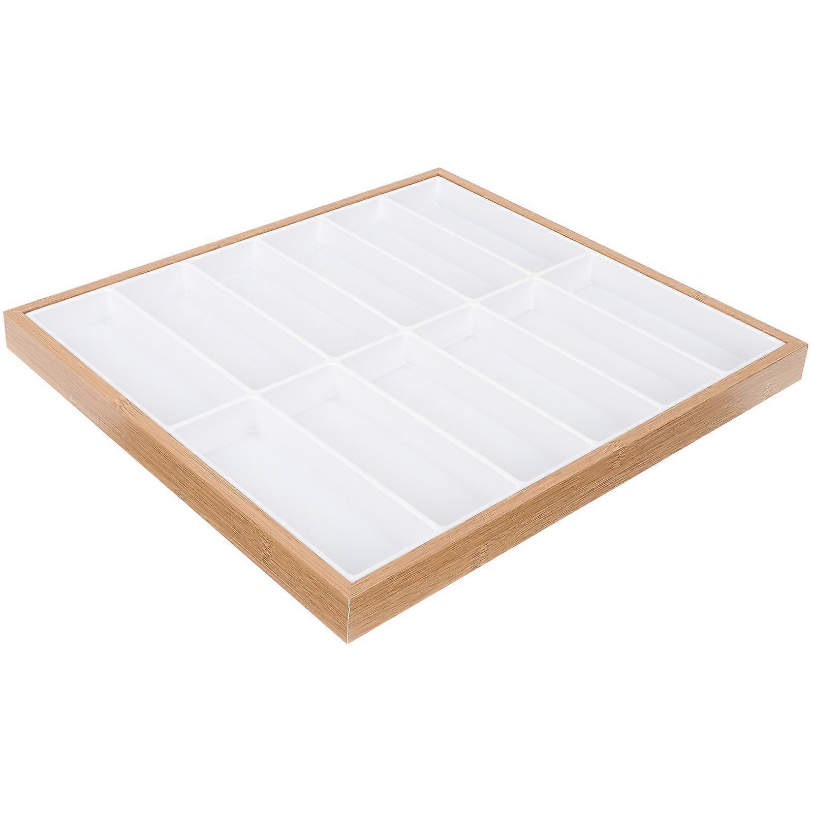 Eyeglass Display Stand Sunglasses Organizer Holder Shop Display Rectangular Simple Flocking Storage 1Set