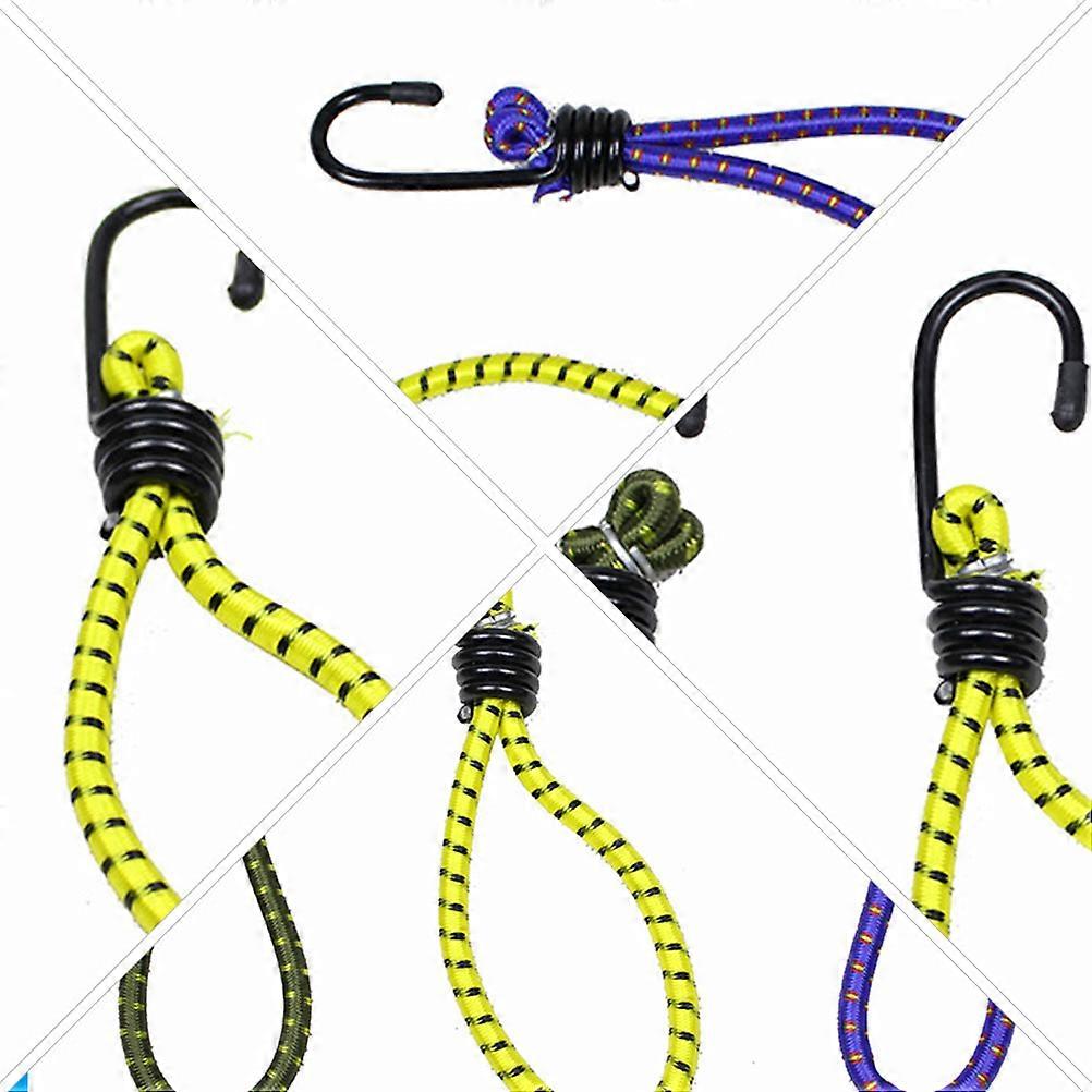 Elastic Rope Buckle with Hook for Camping Tent Fixed Accessories 5Pcs