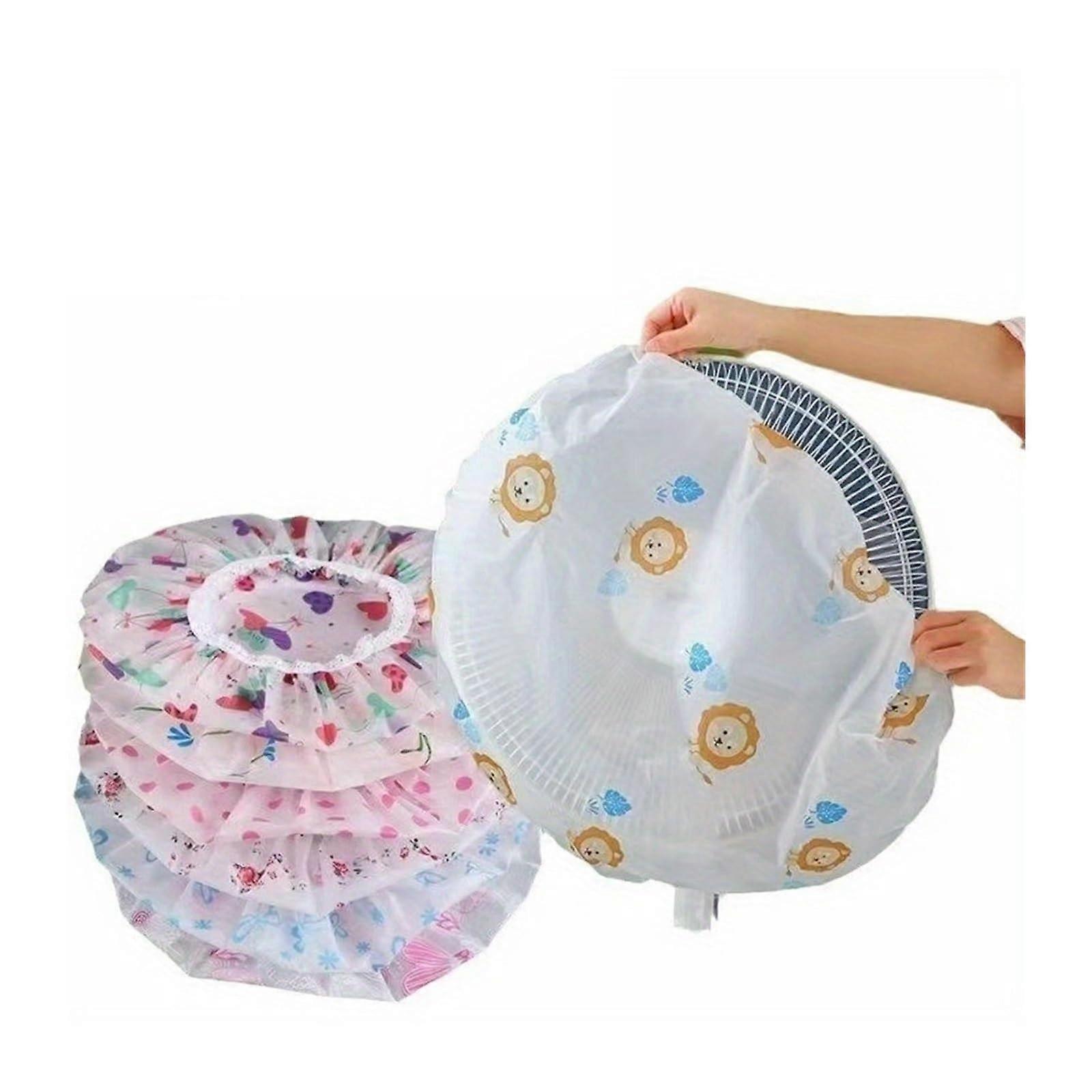 10pcs Dustproof Electric Fan Covers  Plastic Protective, Easy Install and Clean, Ideal for Storage