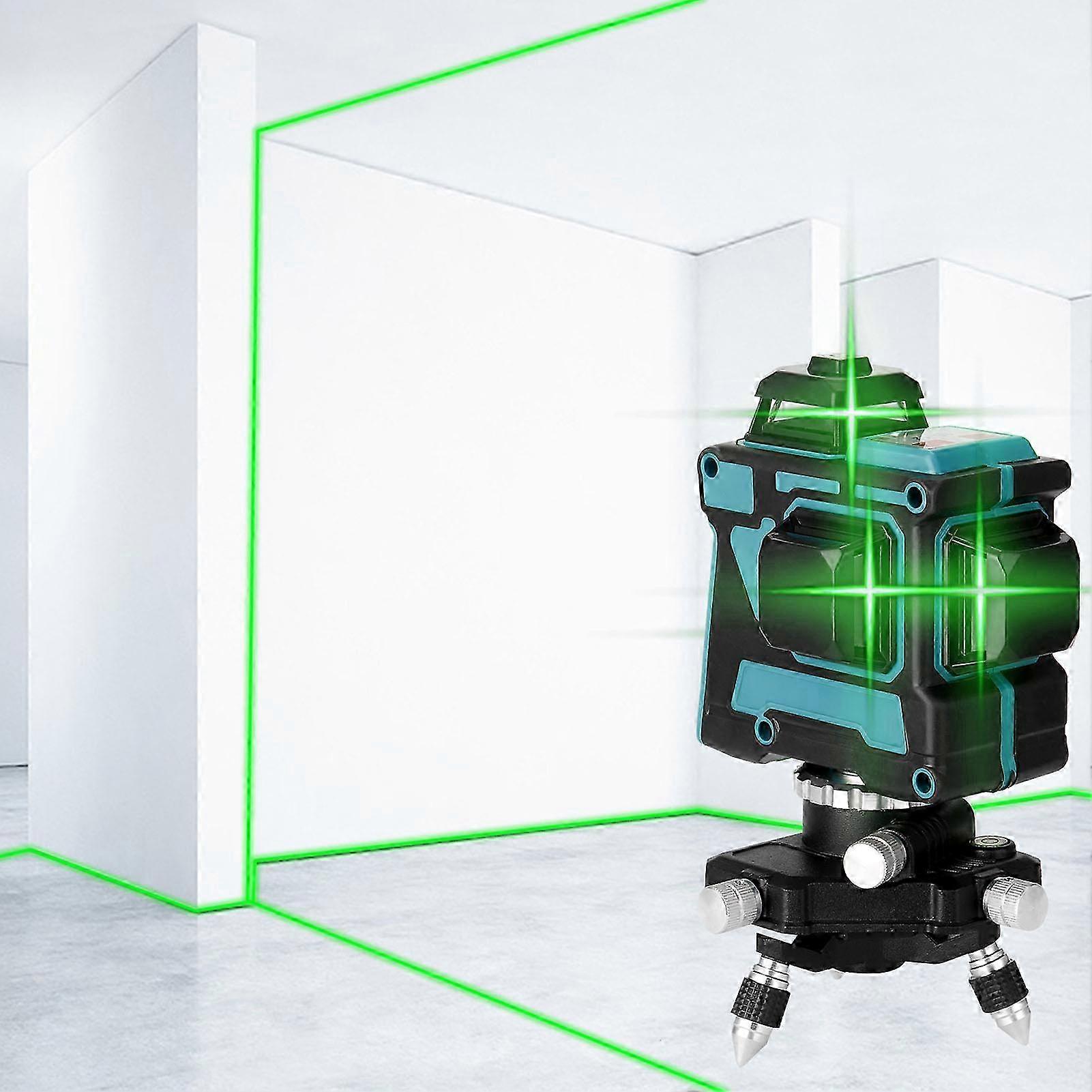 Multifunctional 3D 12 Lines Laser Level Tool Vertical Horizontal Lines with Self-leveling Function 26s