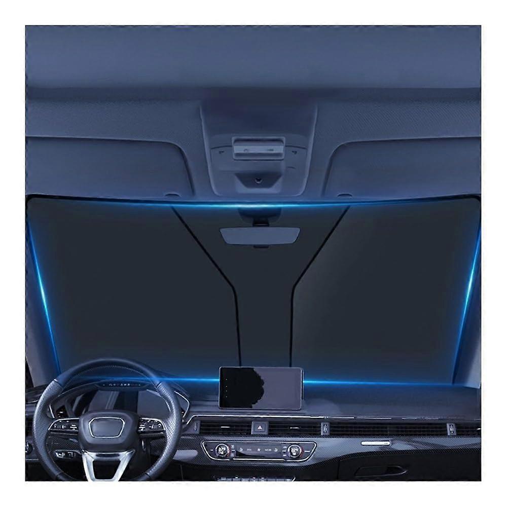 Car Sun Shade Foldable Front Windshield Sunshade UV Protection Auto Cooling for Summer Size 9