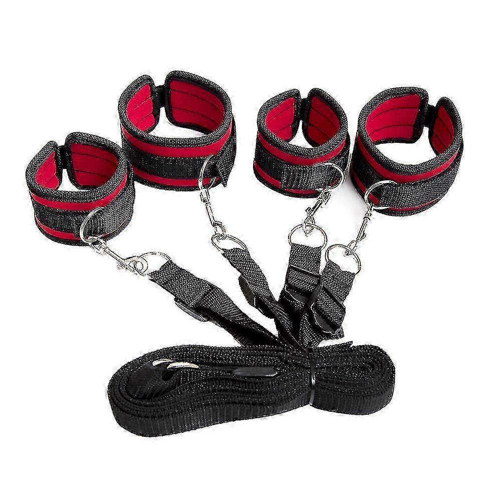 2025 Soft Leather Cuffs Set Adjustable Straps Kit For Hand-wrist-ankle