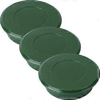 Green Golf Cup Cover for Golfs Training Supplies 3Pcs Plastic Putting