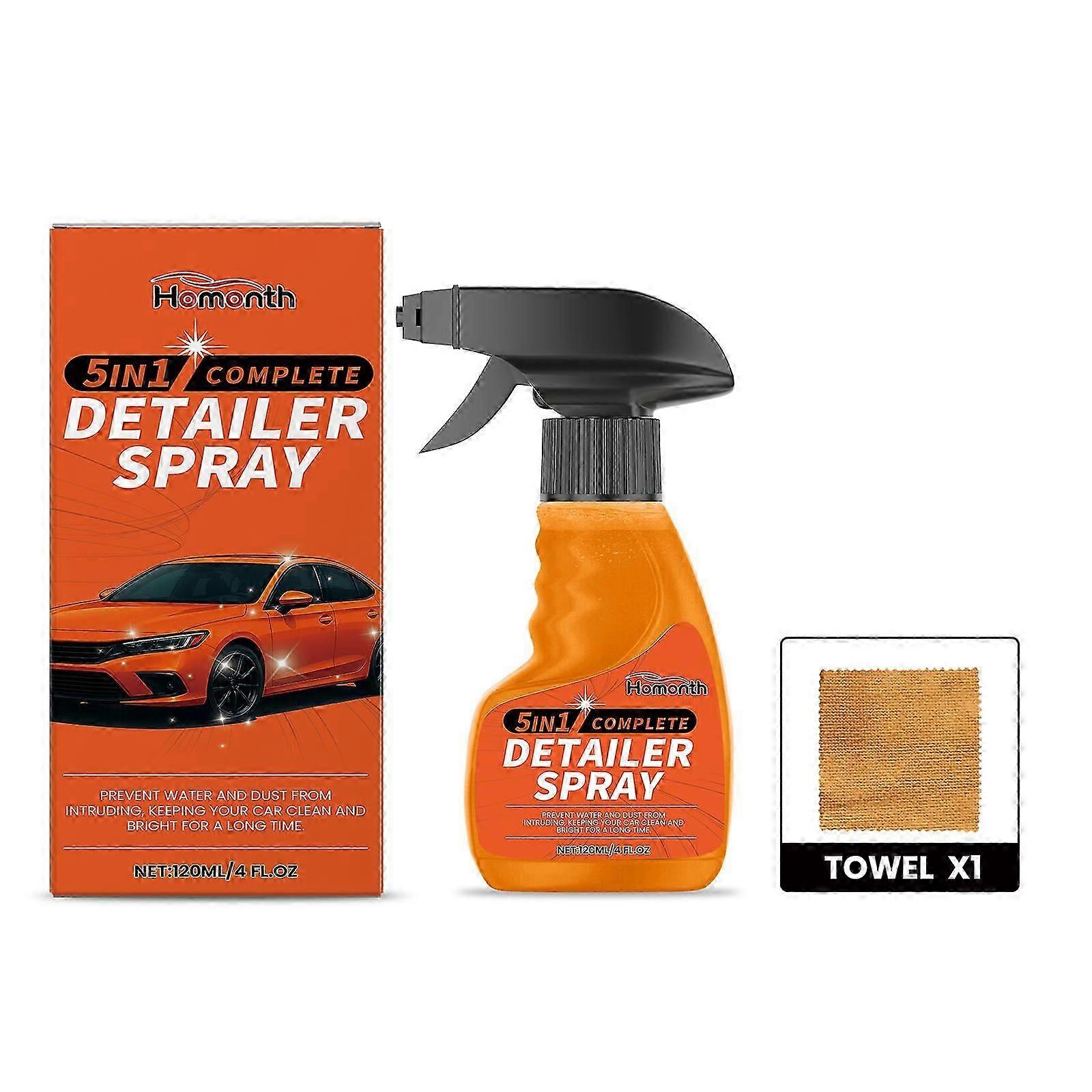 Five-In-One Detail Spray For Automobiles