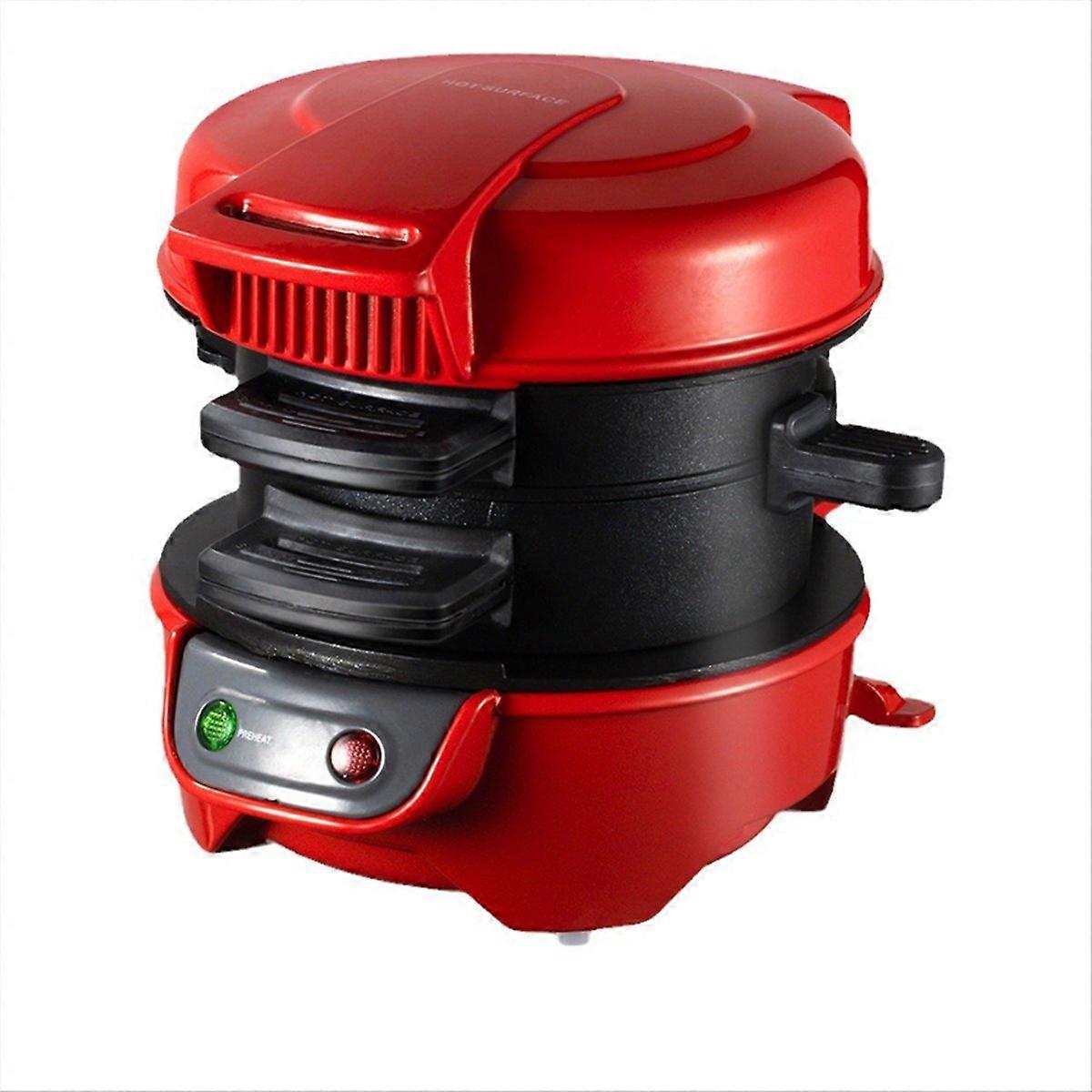 Household Breakfast Machine Hamburg Maker with Egg Cooker Ring Machine Bread Sandwich Machine Waffle