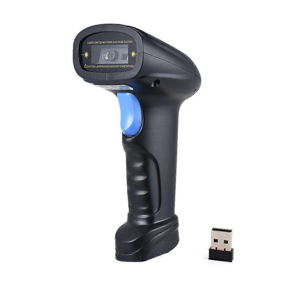 2.4G 1D/2D/QR Barcode Scanner Bar Code Wireless Reader with USB Receiver