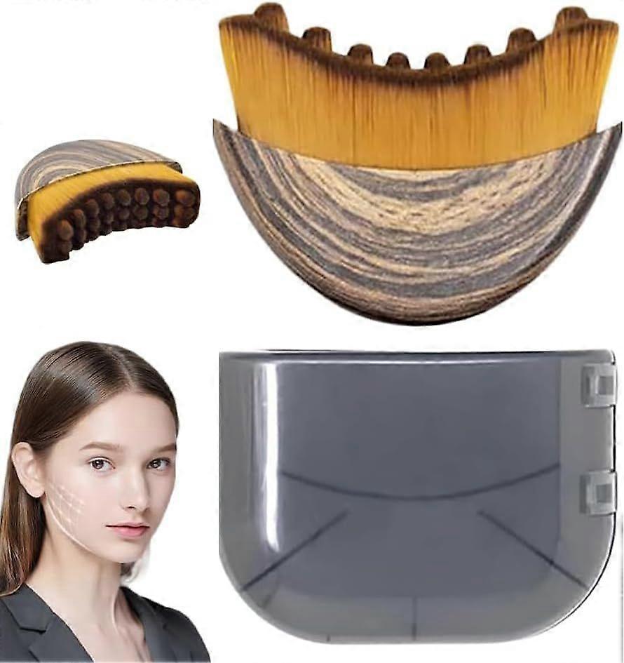 Lymphatic Contour Face Brush, Dry Brushing Face Brush, Lymphatic Drainage