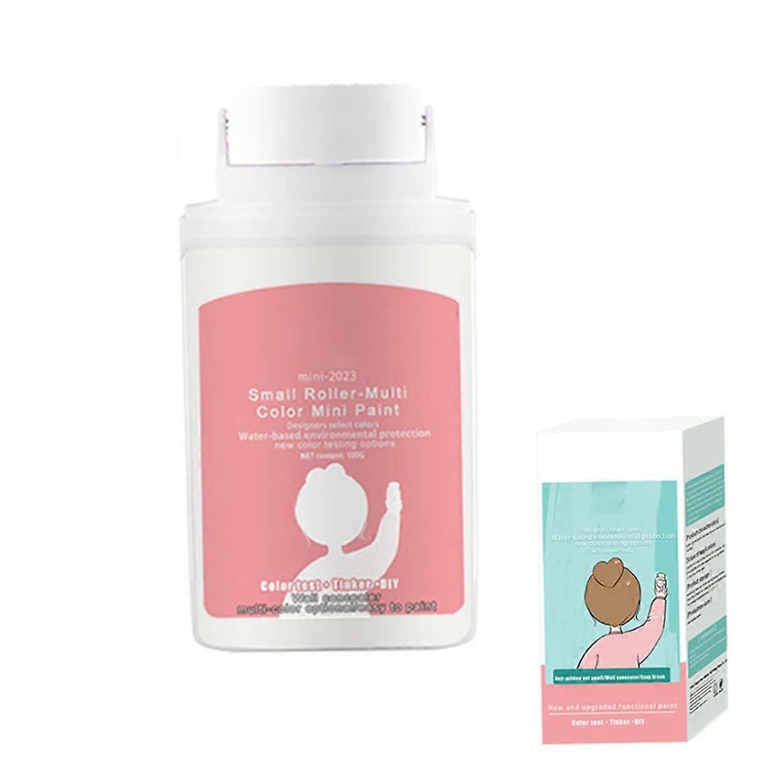 Wall  Paste with Compact Roller Brush, 2 in 1 Wall Mending Agent, 100ml White Crack Filler