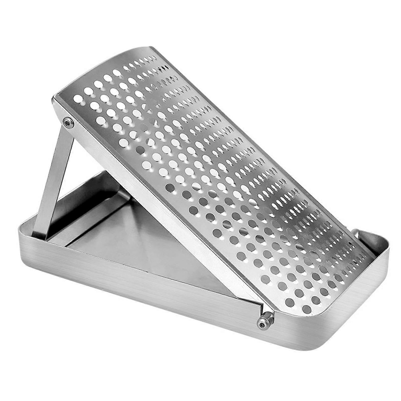 Stainless Steel Cheese Grater, Multi Function Box Grater with Storage Container, Easy to Clean