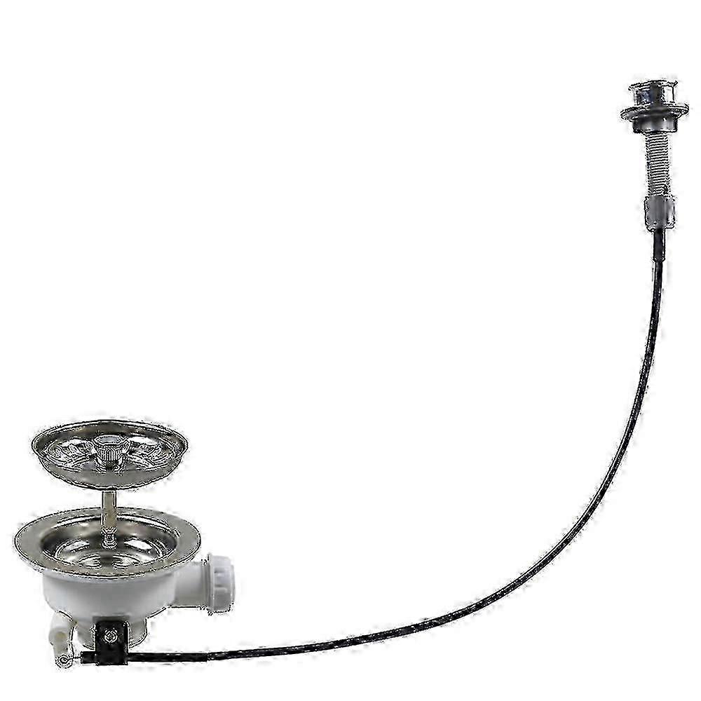 Xk256c019 Sink Drainage System, Kitchen Bowl Type, Filter With Cable Controller, Sink Waste Kit