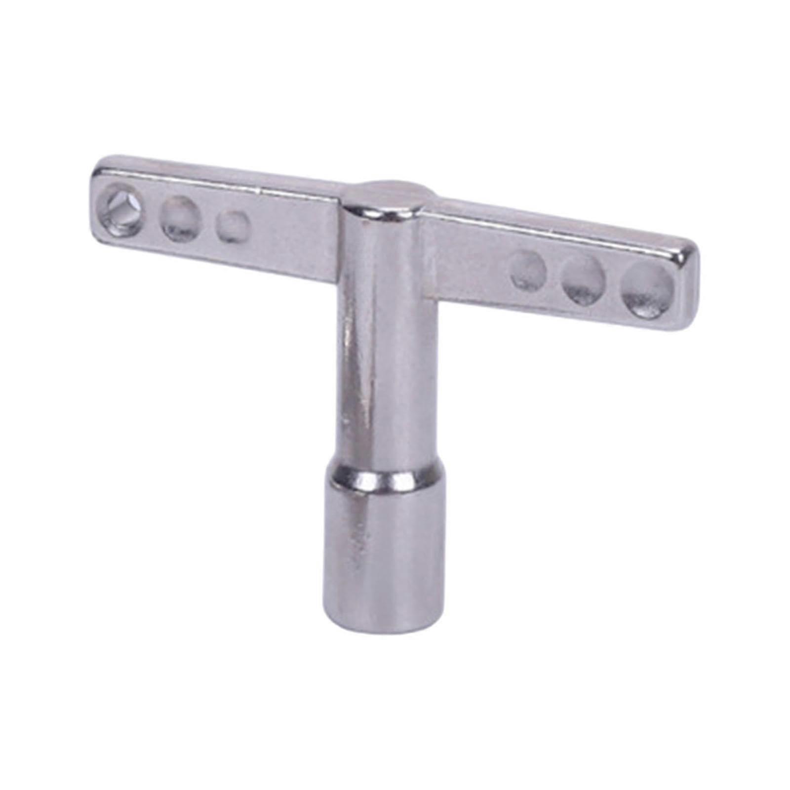 Drum Tuning Key Drum Wrench with Hole, Durable Metal Tool Fits Most Drills for Quick Assembly