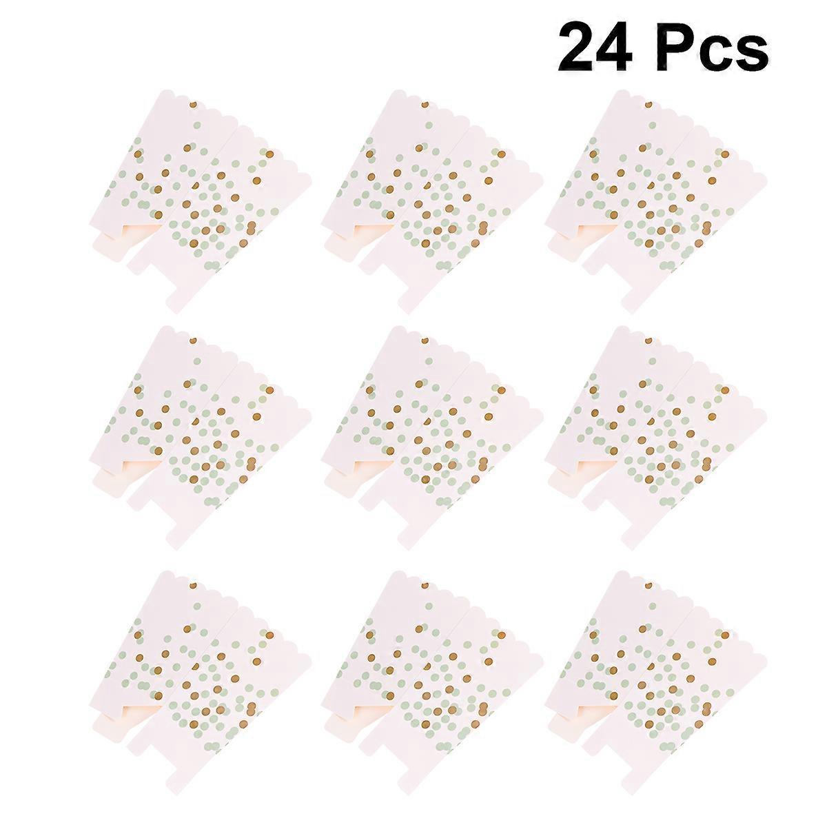Popcorn Boxes Paper Popcorn Boxes for Storage Use 24Pcs Polka Dot Party