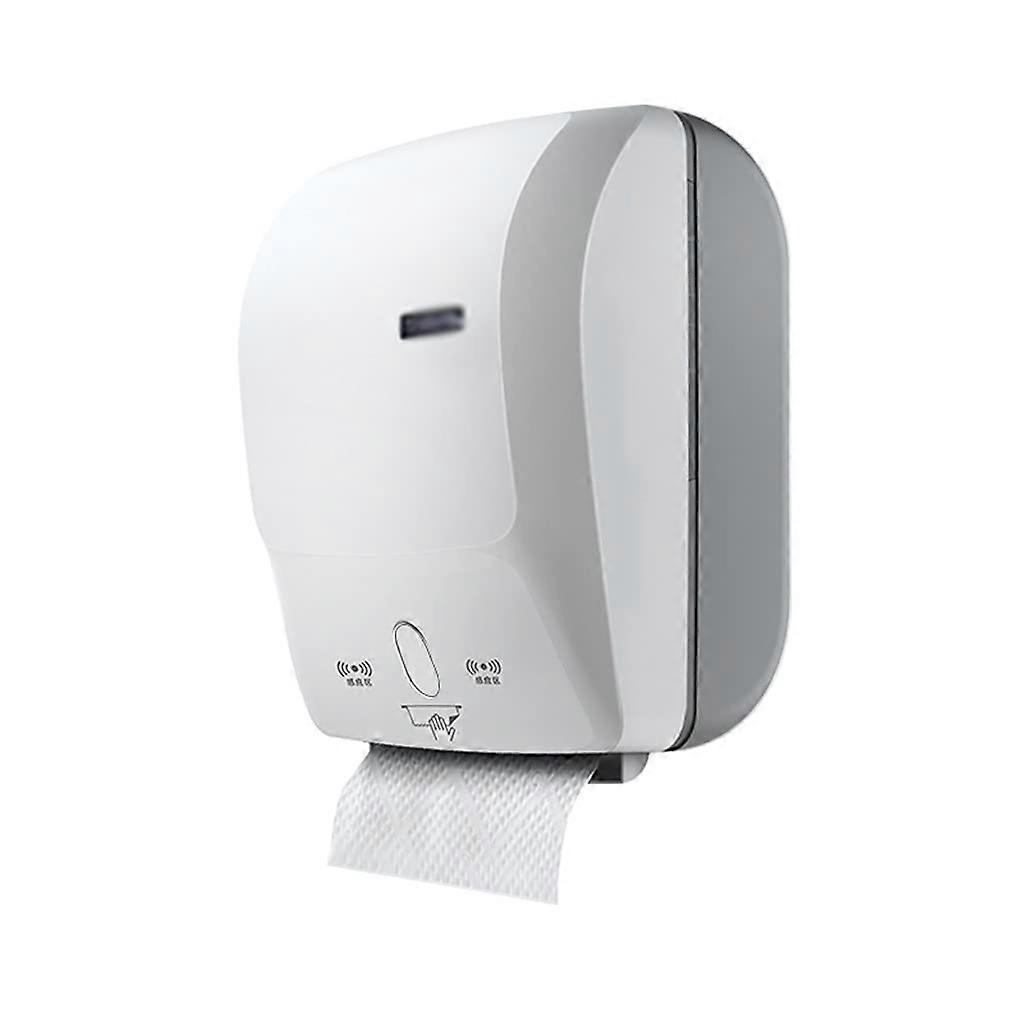 Automatic Toilet Paper Dispenser with Touch Motion Sensor, Wall Mounted Bathroom Tissue Holder