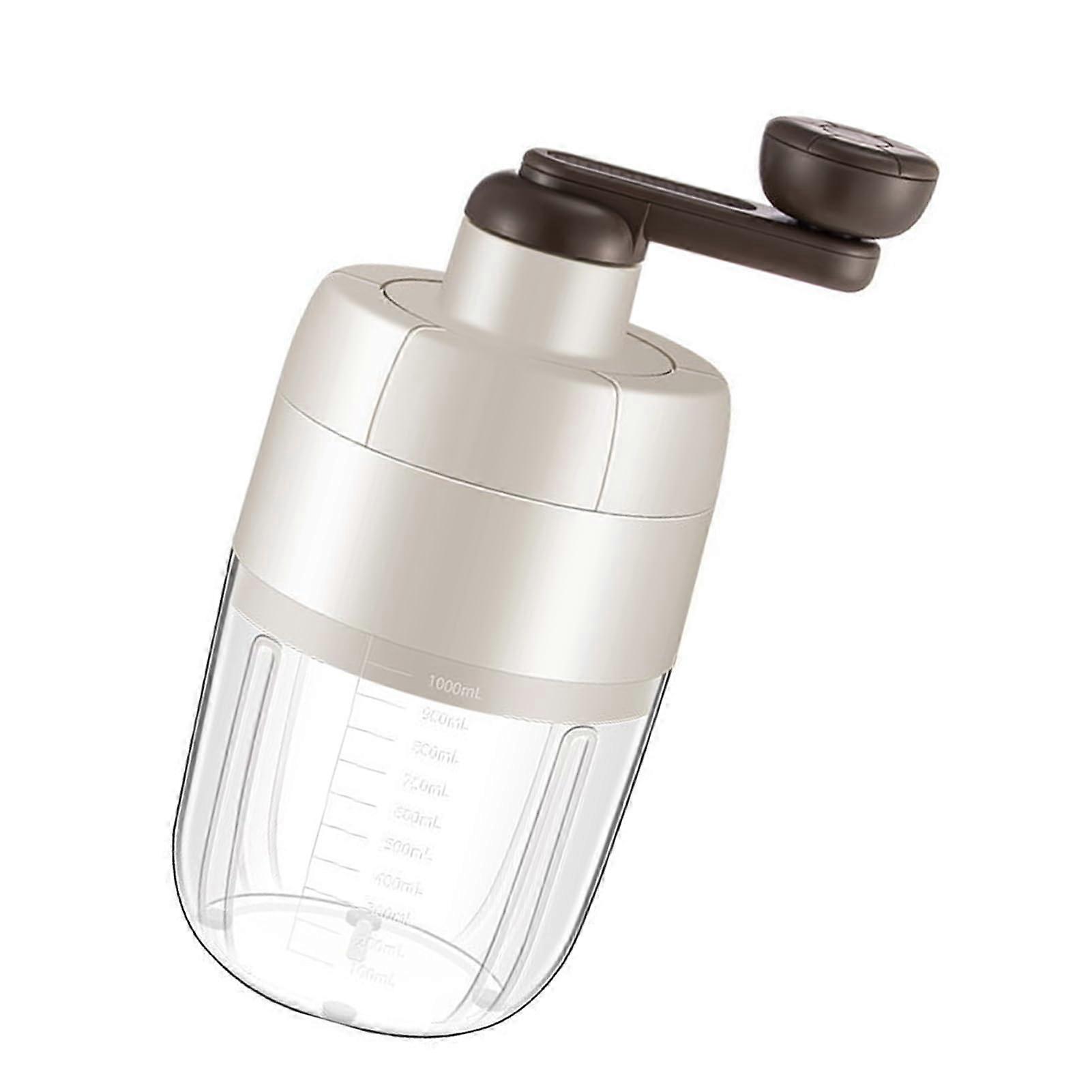 Manual Ice Crusher with Durable Sharp Blades for Quick Smoothie and Snow Cone Making