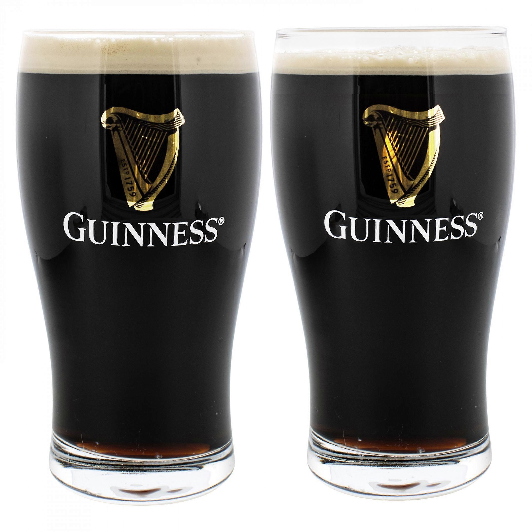 Lot de 2 verres à pinte Guinness en forme de tulipe (59 cl)