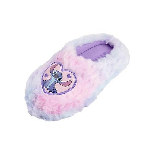 Lilo & Stitch Girls Stitch Heart Mule Slippers