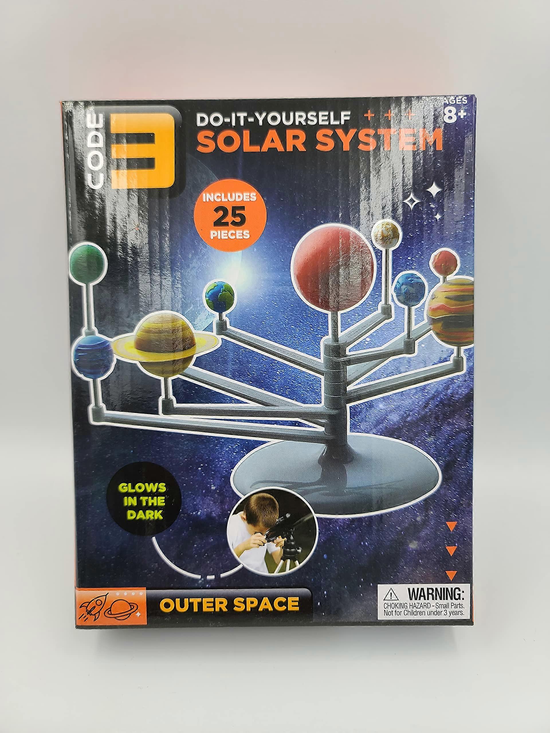 25 Piece Solar System Model Kit for Kids DIY Planet Set with HandsOn STEM Learning