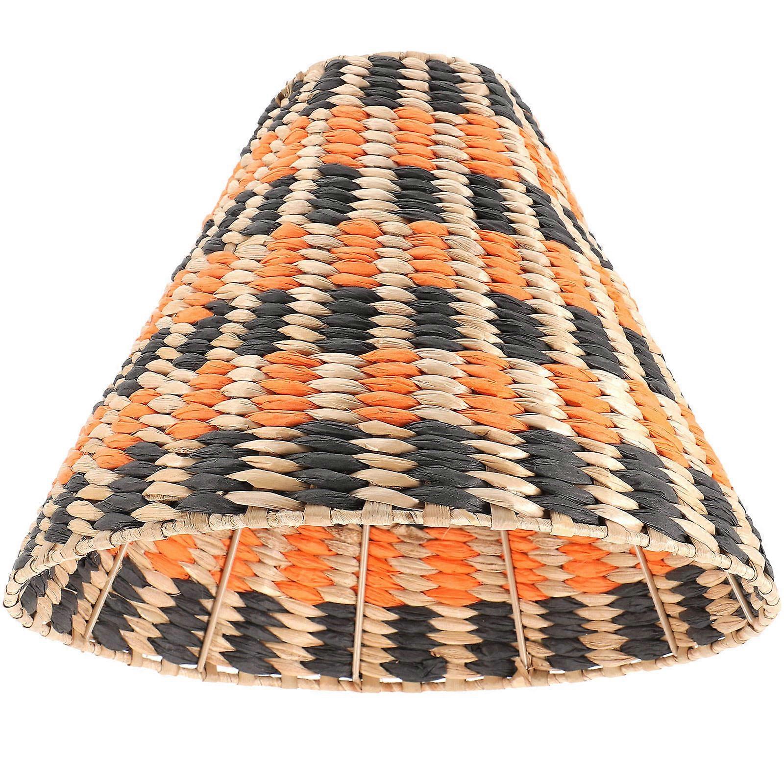 Small Lampshade Paper Lamp Shade for Ceiling Light Indoor Use Chocolate