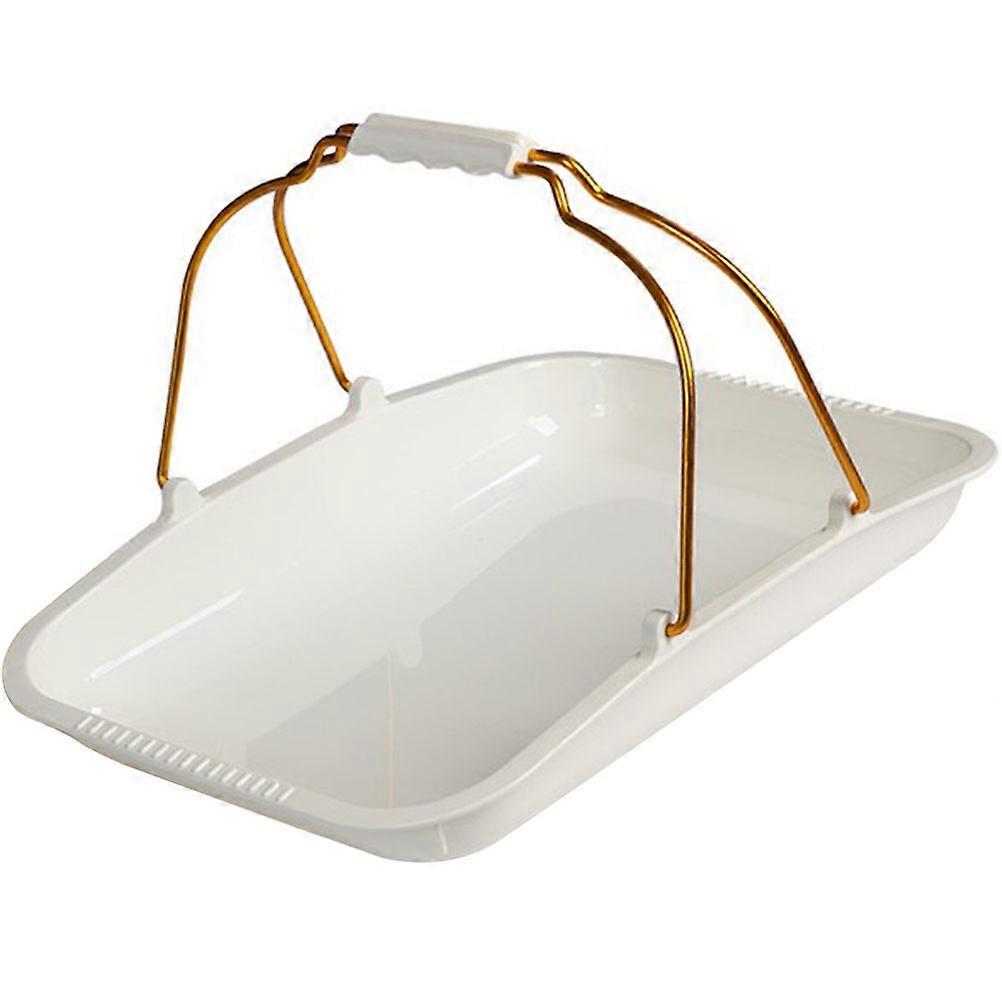 Bread Tray Rectangular Serving Plate for Home Cake Container