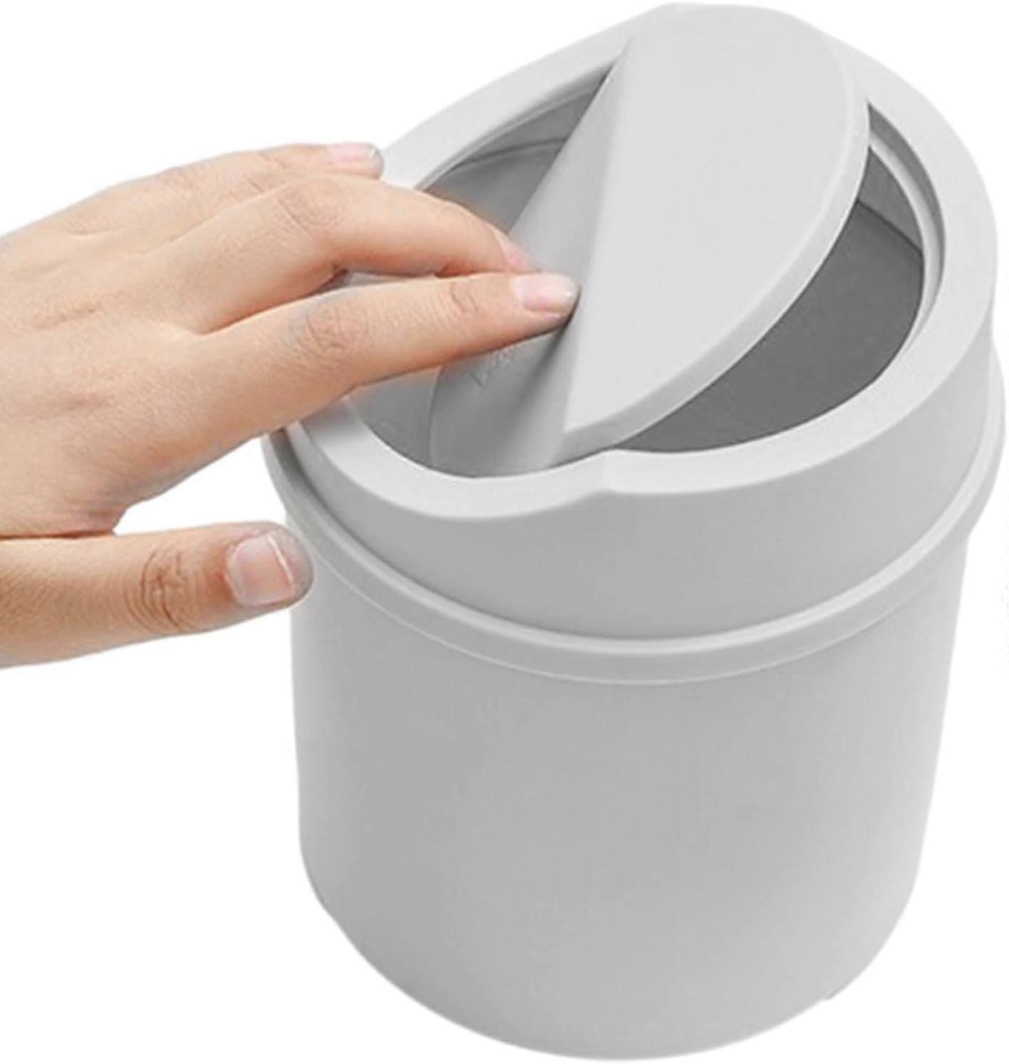 Small creative trash can, with lid