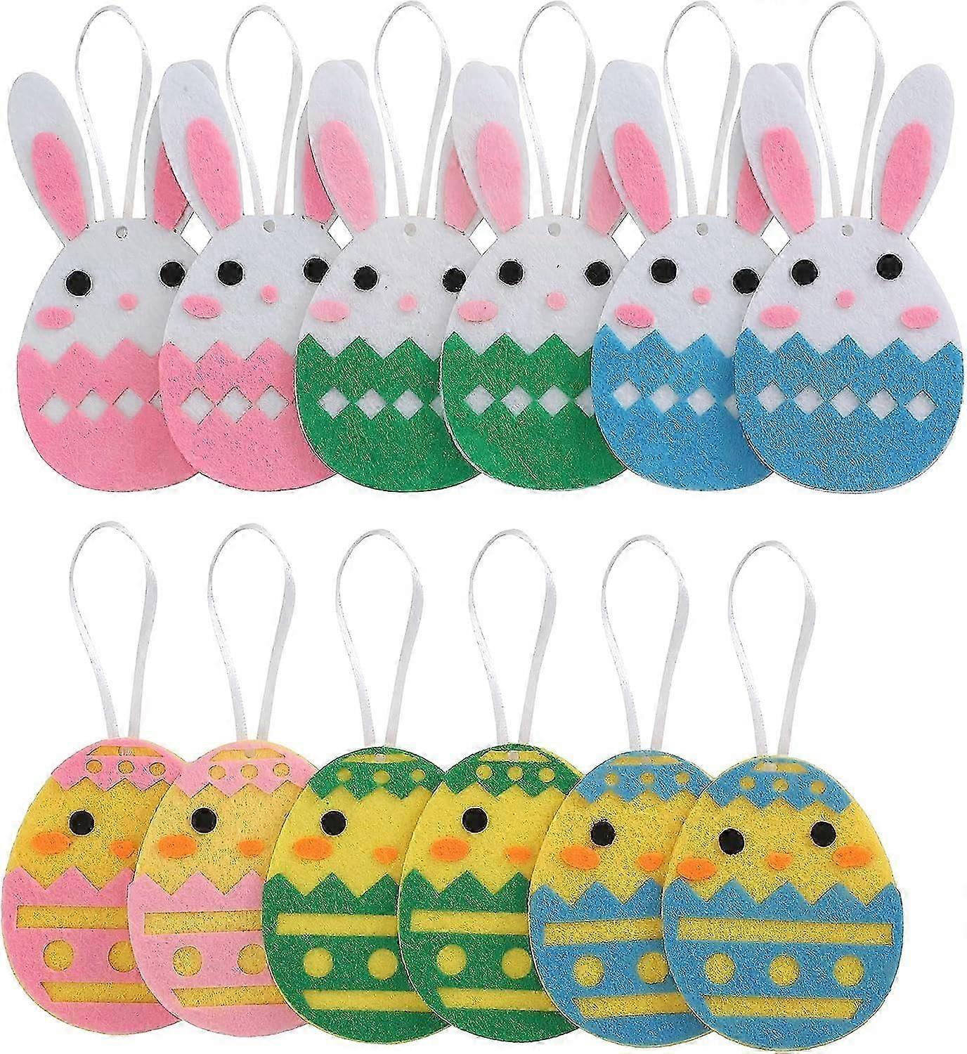 Easter Hanging Felt Decorations for Table and Home