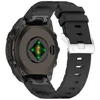 Lemonda 22mm klokkerem til Garmin Fenix ​​8 47mm Fenix ​​E 47mm Quatix 7 Pro skinnbelagt silikonannonse