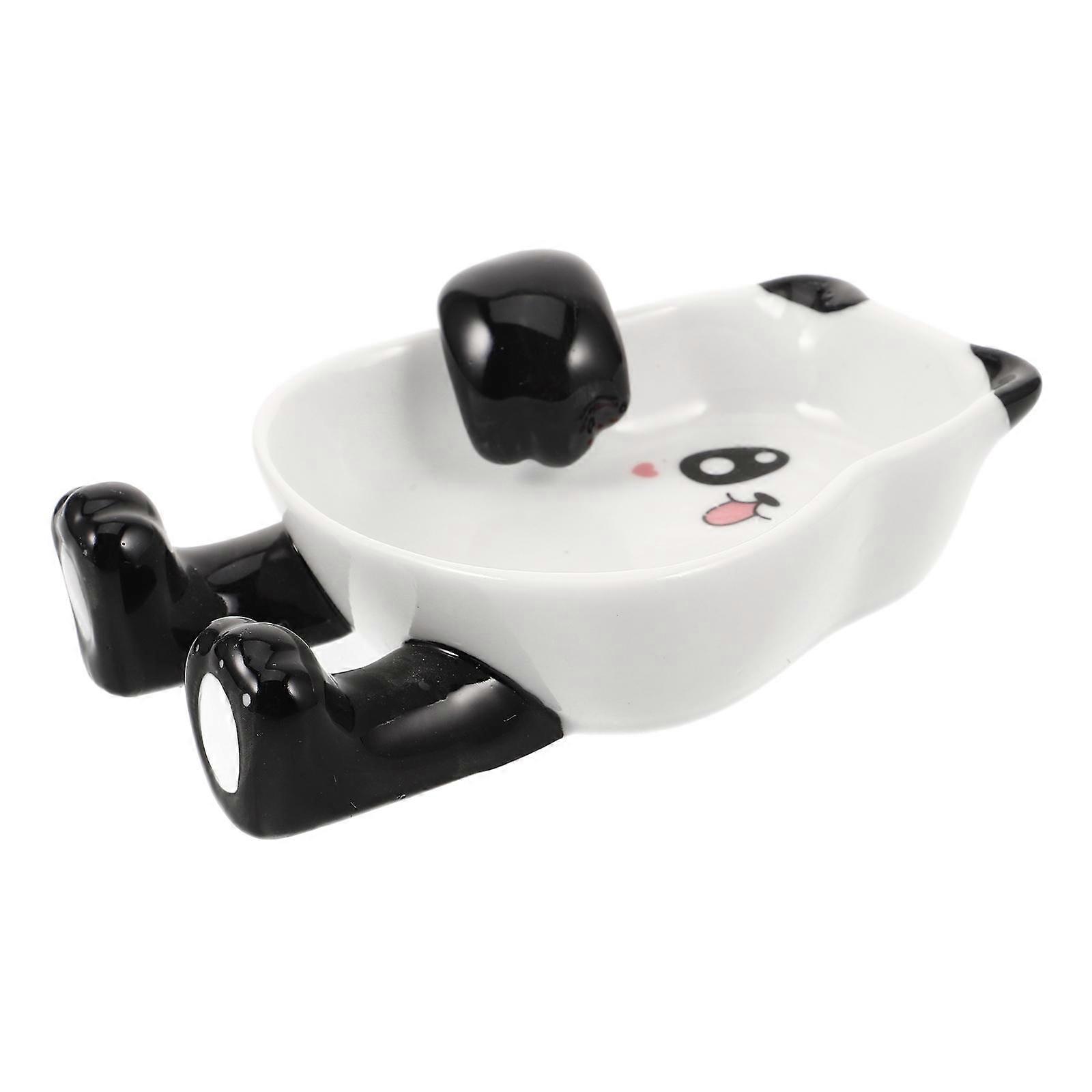 Ceramic Dual Use Chopsticks Holder for Serving Plate