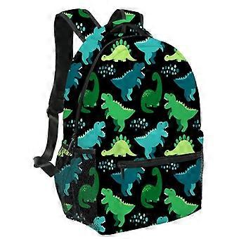 (Stil D) Kinderrucksack, Kinder Schultasche Cartoon Tiere Süße Dinosaurier Studenten Büchertasche für Jungen Mädchen, Brustgurt