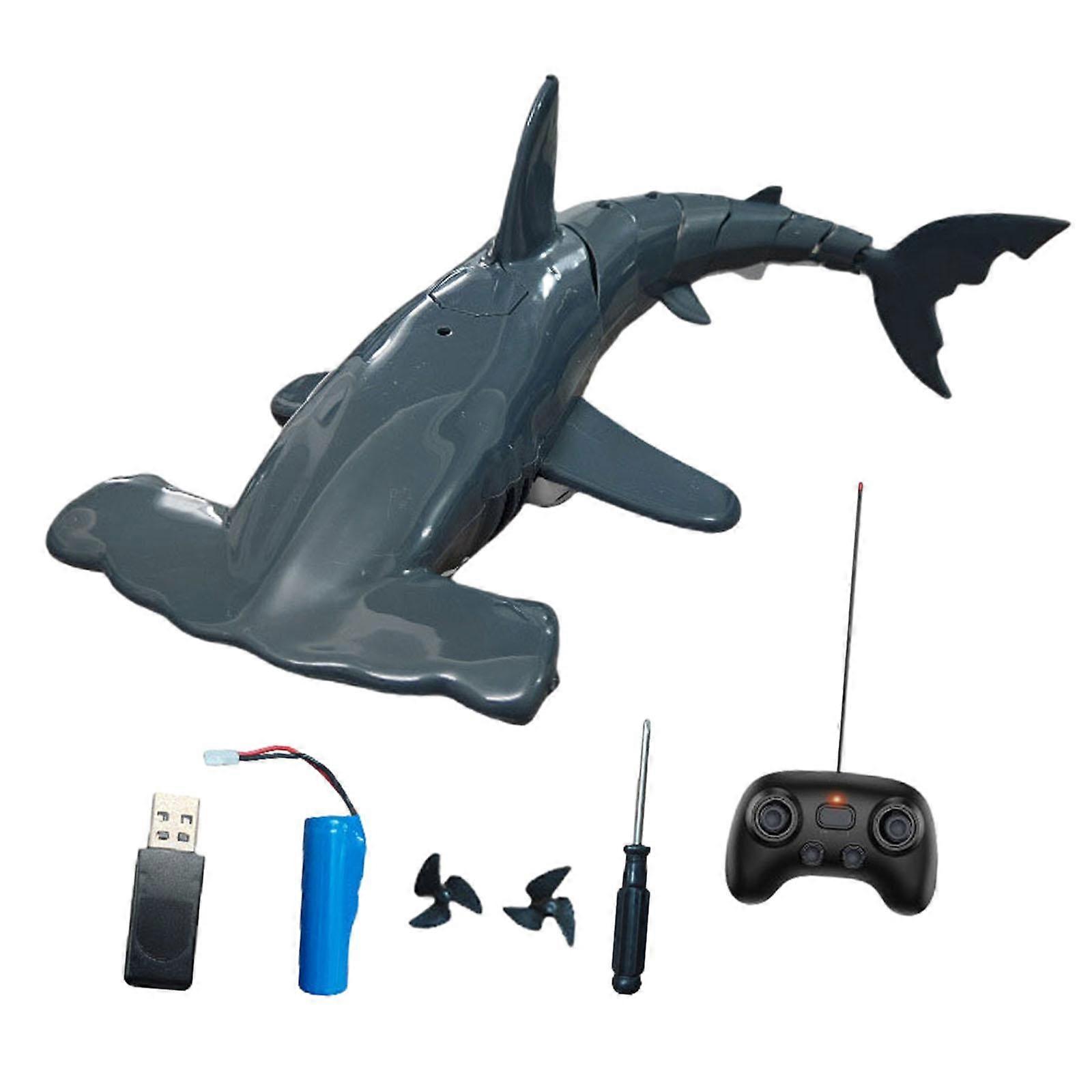 Remote Control Shark Toy Simulation Fun Sturdy Waterproof Birthday Remote