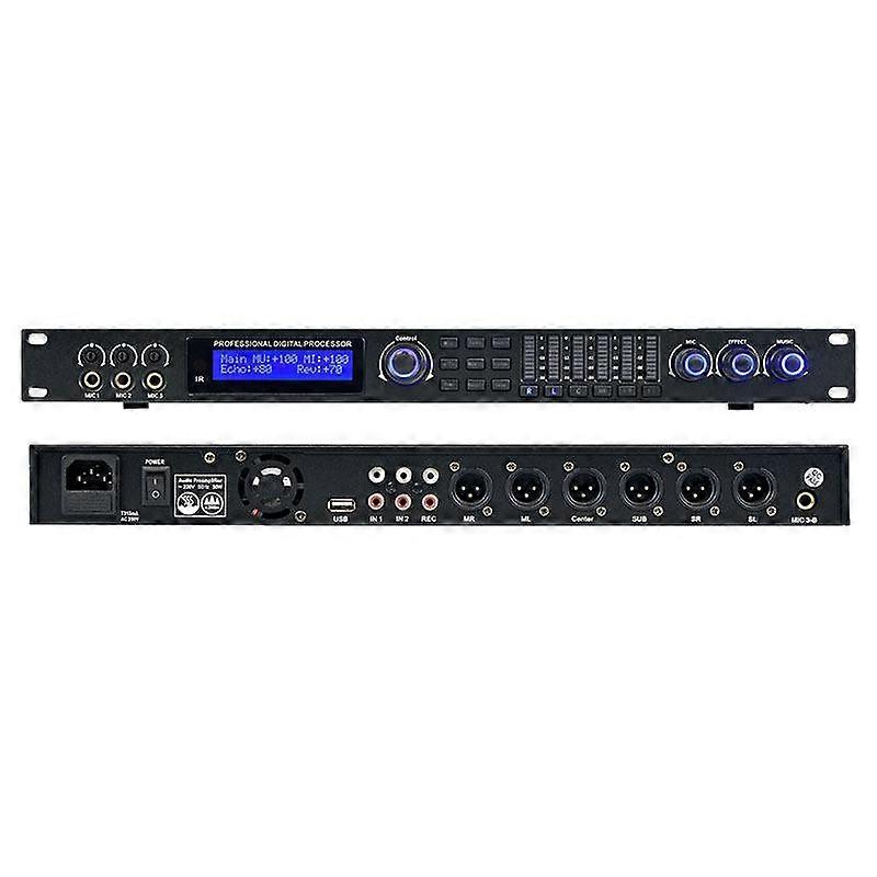 KX500 Preamp Effects DSP Audio Effects Processor EU Plug