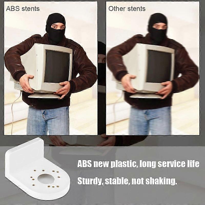 Mounting Camera Bracket Stand CCTV Universal Wall Plastic White ABS Dome