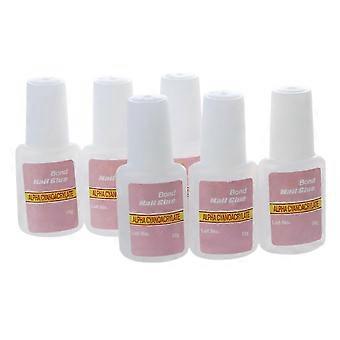 6 X Adhesive Glue Capsule For Fake Nails Decoration Nail Art Jewelry good quality