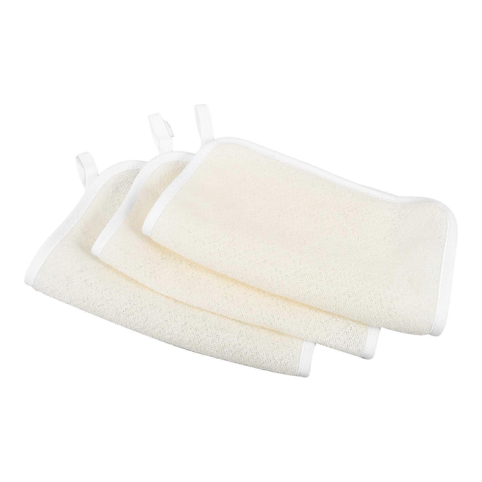 Nylon Exfoliating Bath Cloth Quick Cloth for Bathing 3Pcs