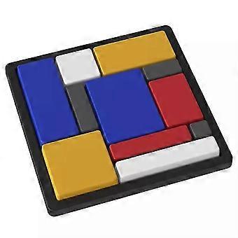 Logic Puzzle Block Set 88 Challenges ​Geometric Blocks​Game STEM Educational Toy for Kids Logic IQ Brain Traning-cnn