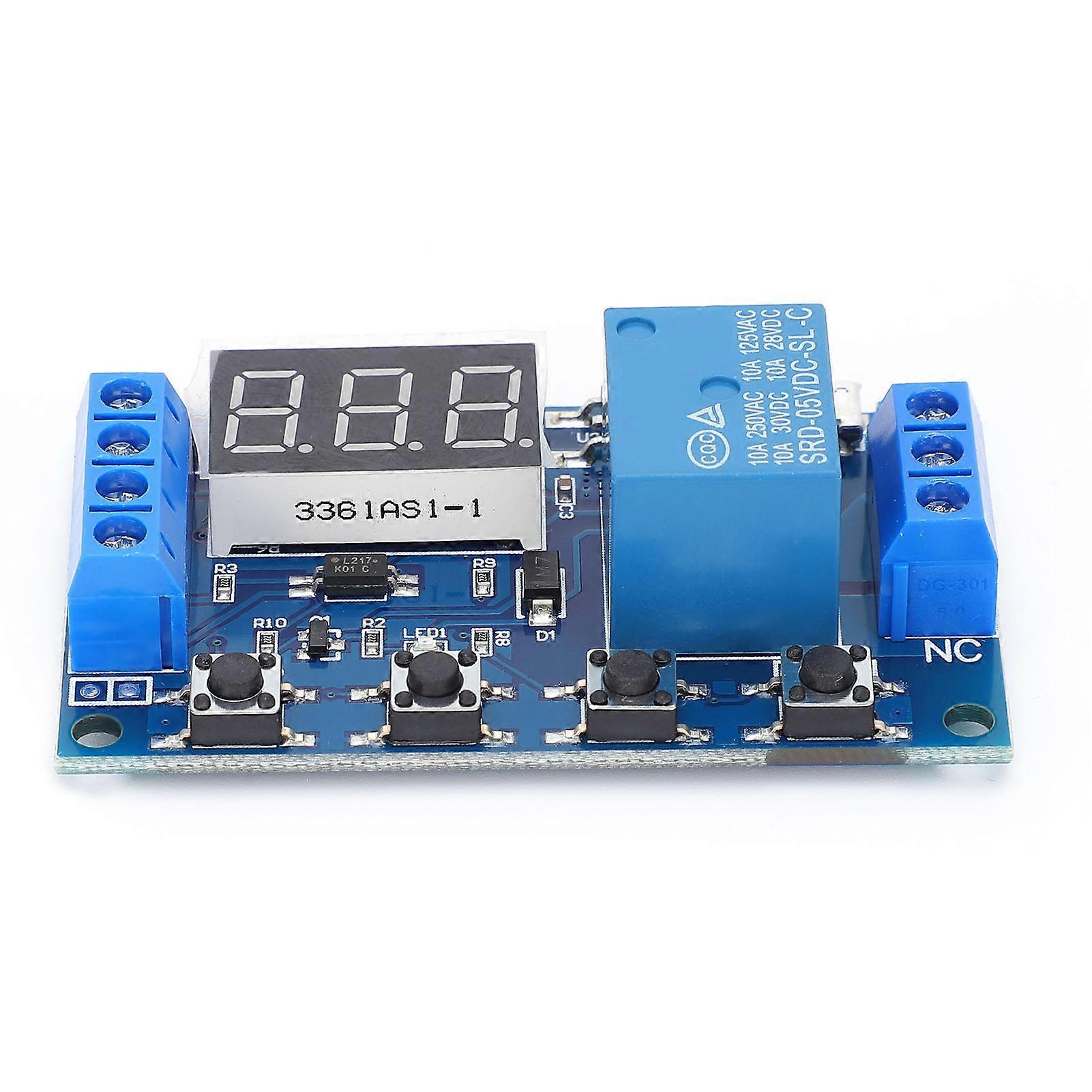 Relay Board Cycle Timing Circuit Switch Timer Delay Trigger Module 6‑30V Micro USB 5V