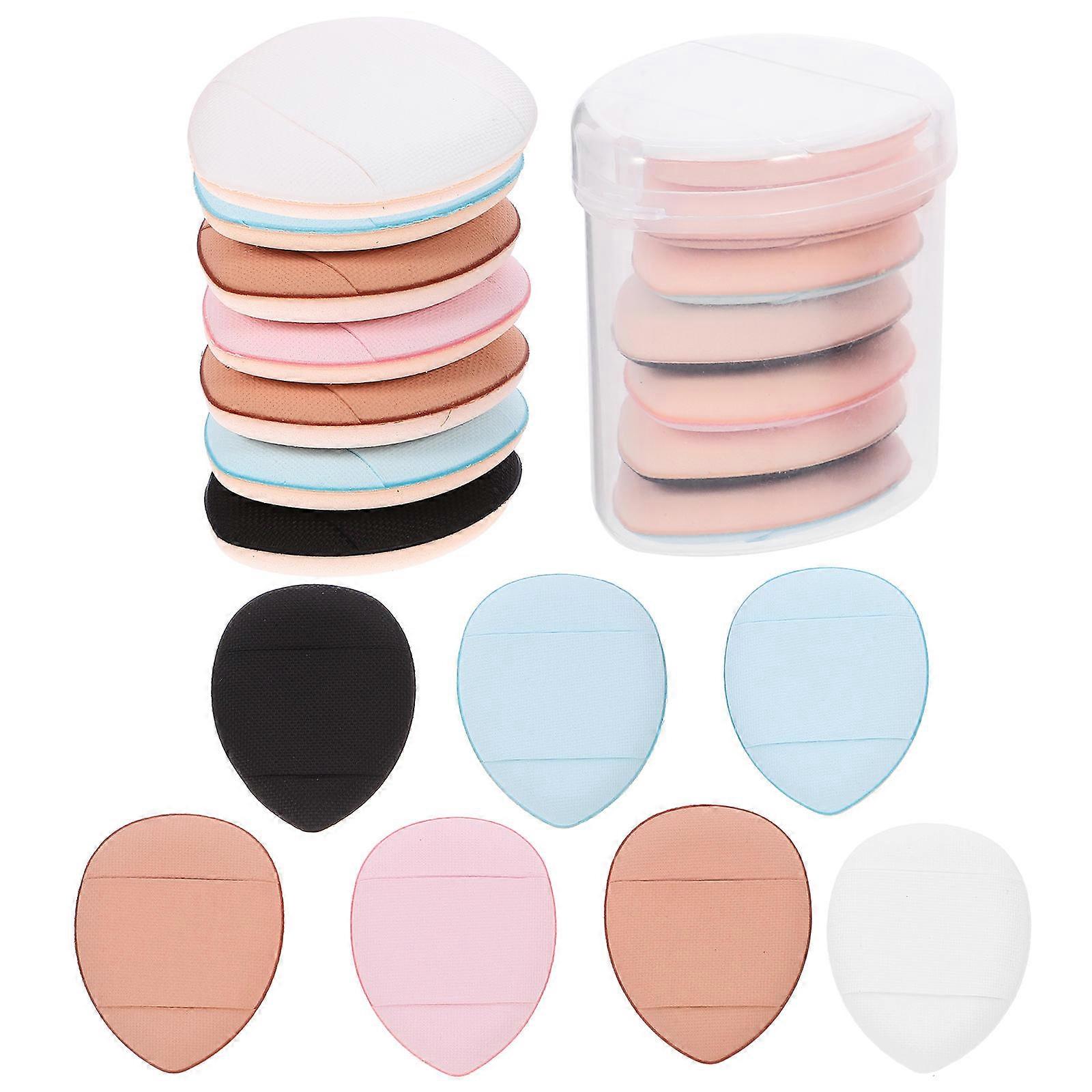 Mini Finger Powder for Makeup 3 Boxes Foundation Puff Applicators